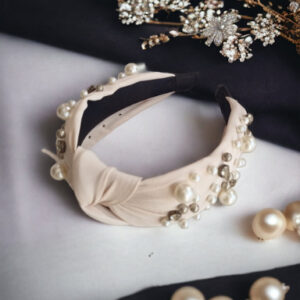 HeadBand Pearl Decor - Light Pink