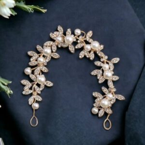 Gold and Pearl Decor Hair Piece
