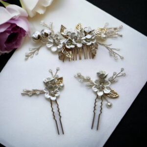 2 Piece Bridal Hair Piece Set