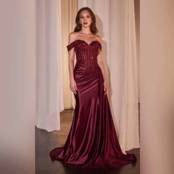 Off-the-Shoulder Long Dress