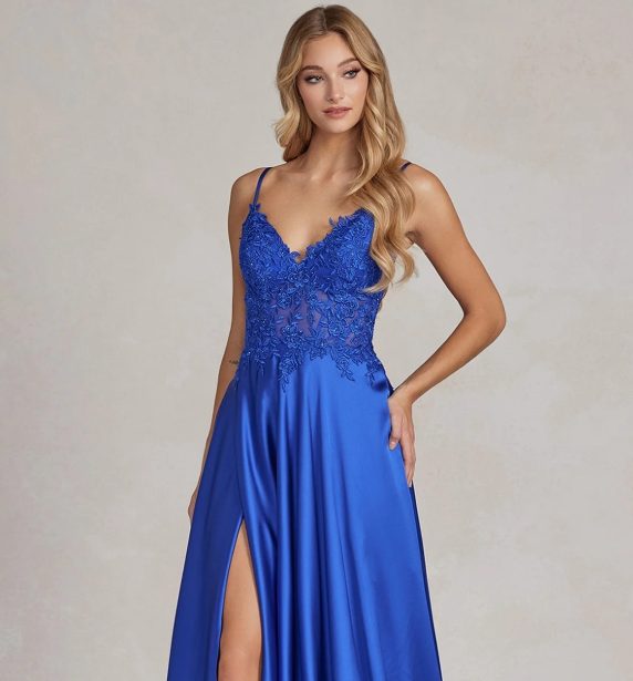 A-Line Long Dress with Corset - Image 4